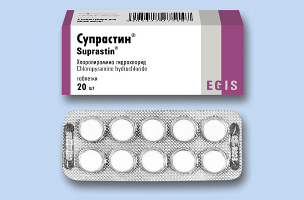 Супрастин для лечения аллергии Супрастин для лечения аллергии